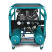 Mobile, directly flanged 2-cylinder piston compressor Aircar 553/22 PRO