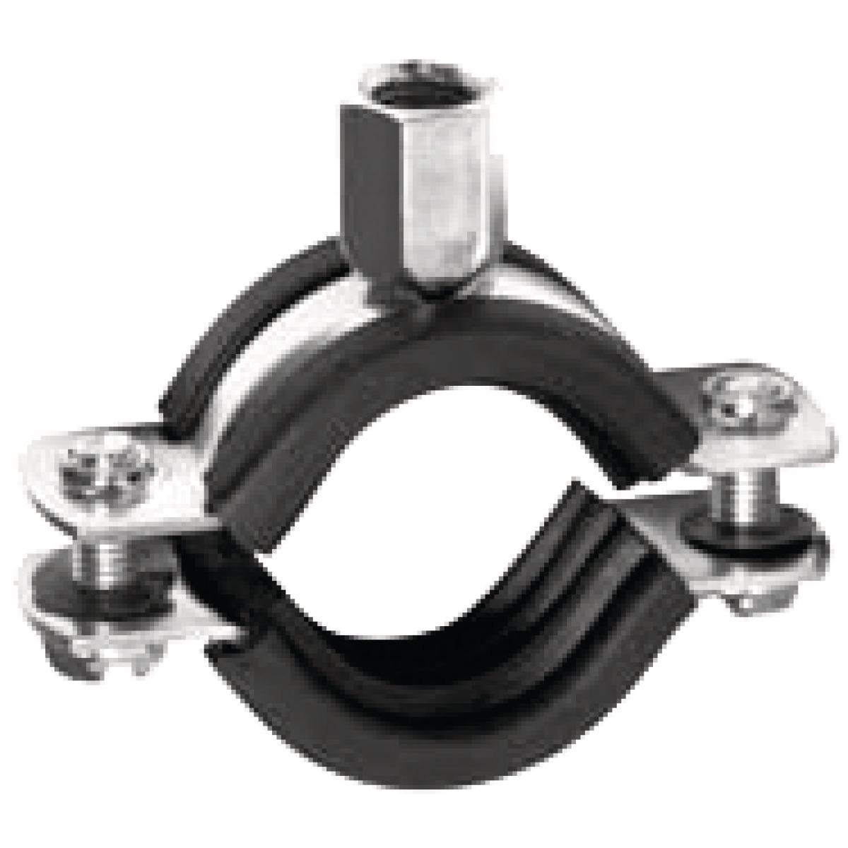 Screw terminal M8 with rubber inner band  28 mm