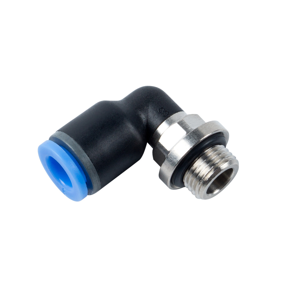 Push-in connector  1/8" AG x 6 mm, elbow, 15 bar