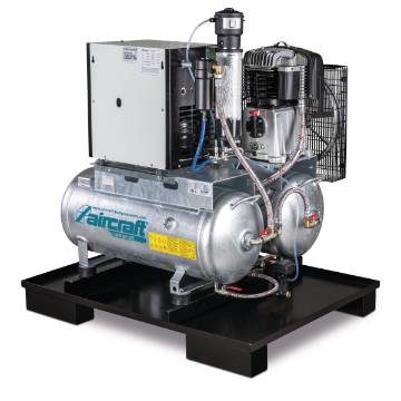 Stationary piston compressor AIRPROFI DUO 703 / 2x75 / 13 KK