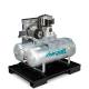 Stationary piston compressor with 2x 100 liter compressed air tanks AIRPROFI DUO 853 / 2x100 / 10