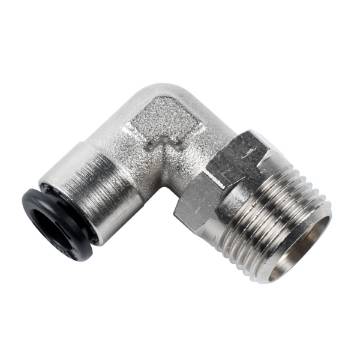 Push-in connector  3/8" AG x 8 mm, elbow, 16 bar