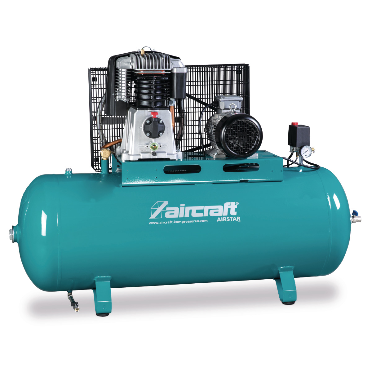 Stationary, horizontal piston compressor for belt-driven craftsmen AIRSTAR 853/270/10H AD 2000