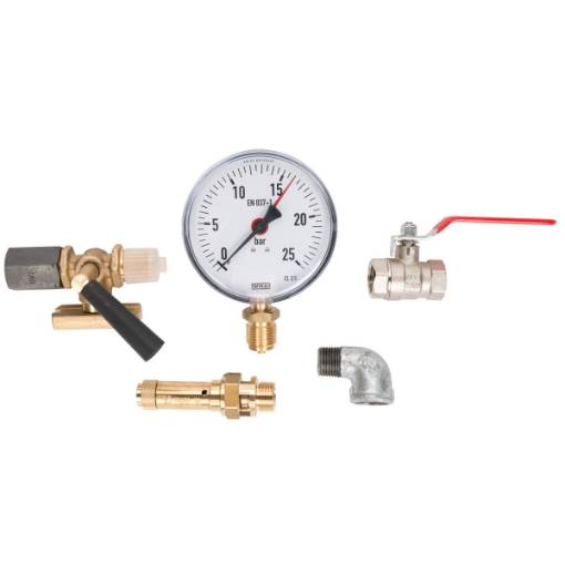 Basic fitting kit  1/2" to 750 l, 16 bar