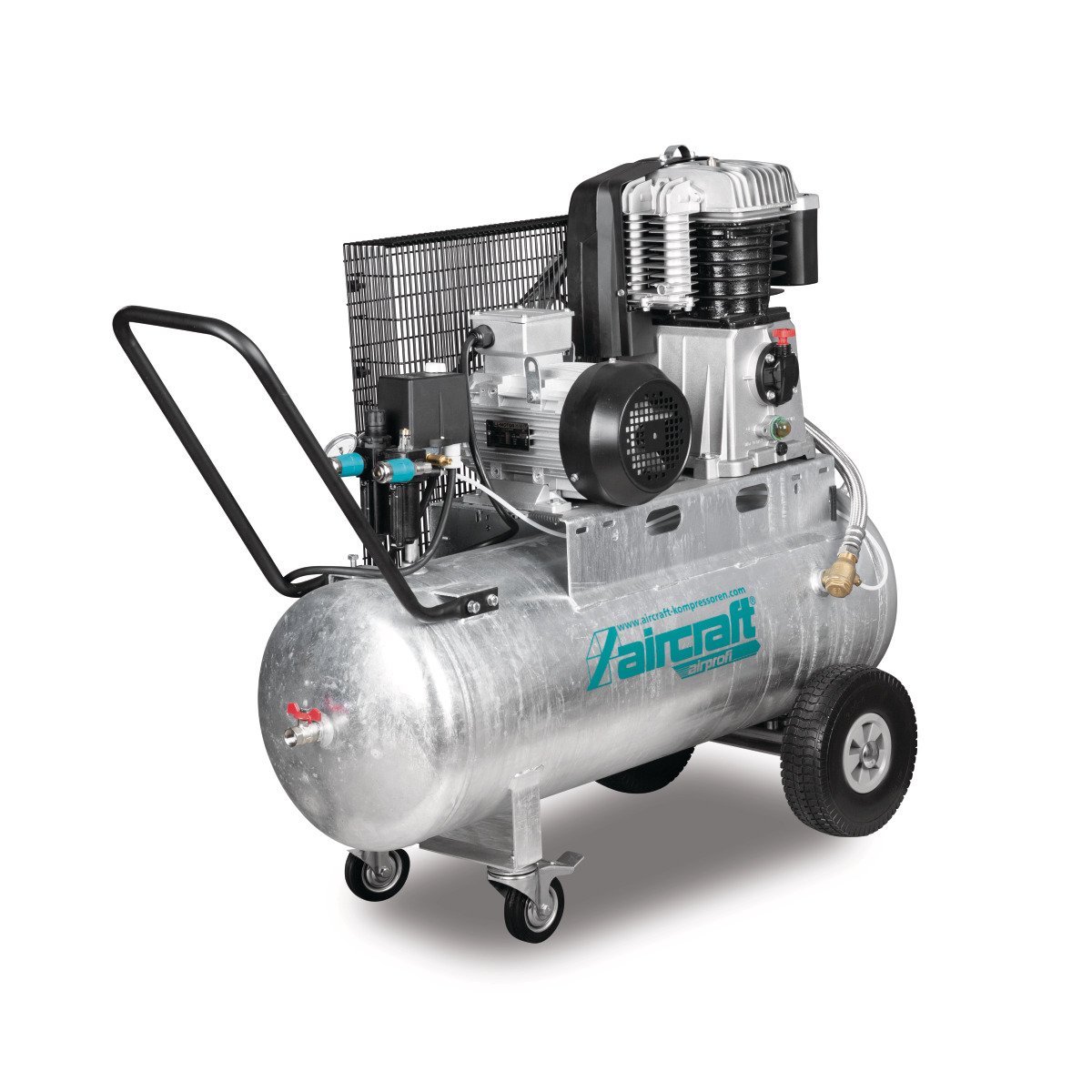 Mobile piston compressor with belt drive AIRPROFI 703/100/15