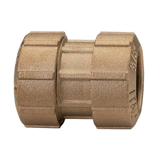 Straight connector (brass)  32 mm