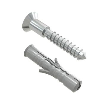 Dowel with screw  Ø 6 x 45