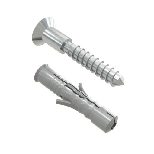 Dowel with screw  Ø 6 x 45