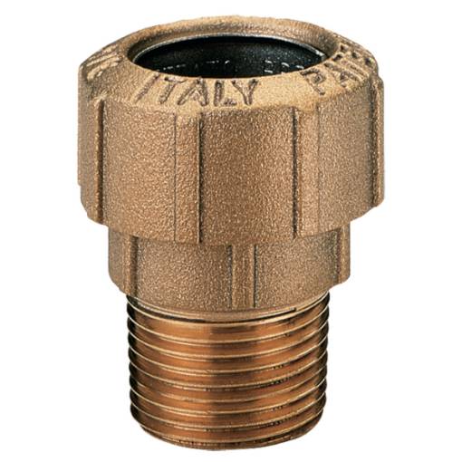 Straight screw-in connector (brass)  63 mm OD / R2" ET