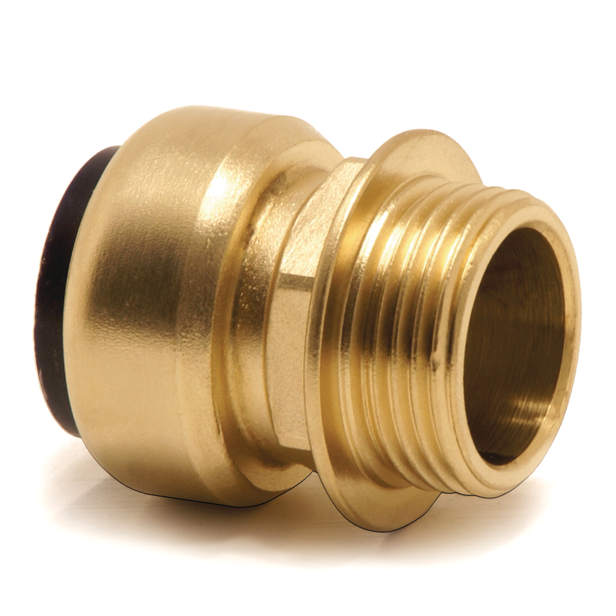 Straight screw-in connector brass  22 mm OD / R3/4" OT