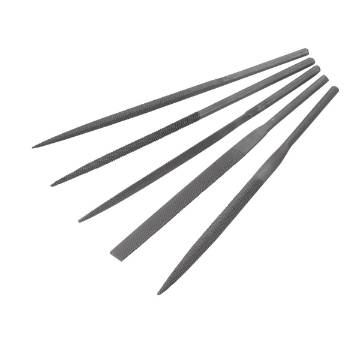 Set of files  FS5, 5mm shaft, 5 parts