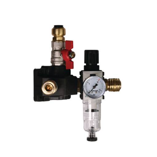 End distribution box 2 single-hand couplings  AH, FRD 12 bar 15 mm
