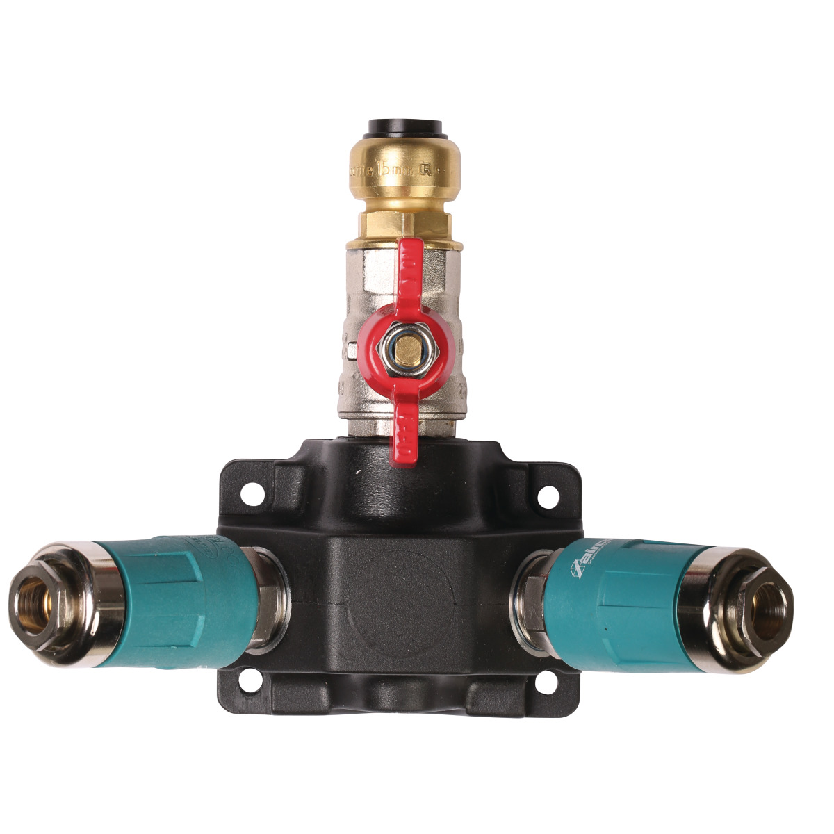 End distribution box 2 safety couplings  AH 18 mm