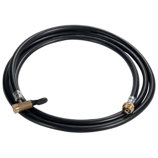 Compressed air hose  2500 mm with lever plug