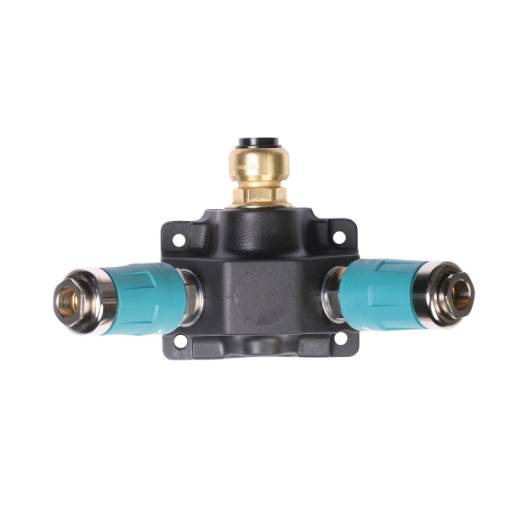 End distribution box 2 safety couplings  18 mm