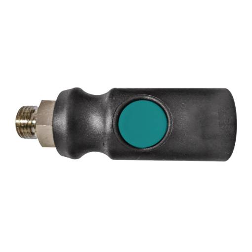 One-hand safety quick coupling  1/4" AG