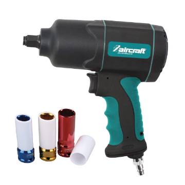 Impact wrench set  ½" E