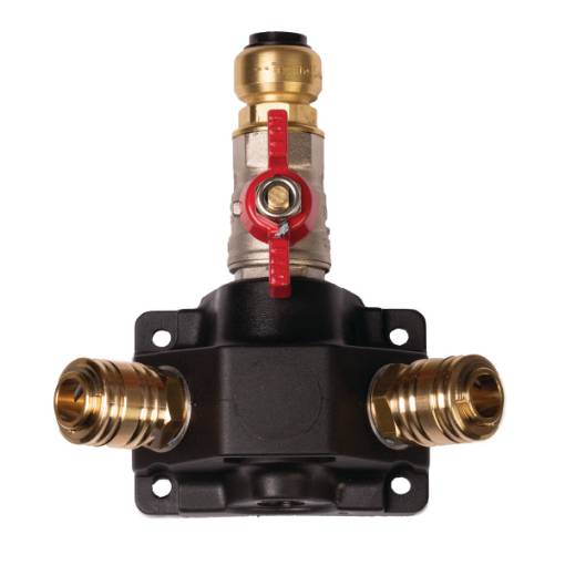 End distribution box 2 one-hand couplings  AH 18 mm