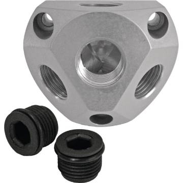 Air distribution box  ½" inlet / without passage