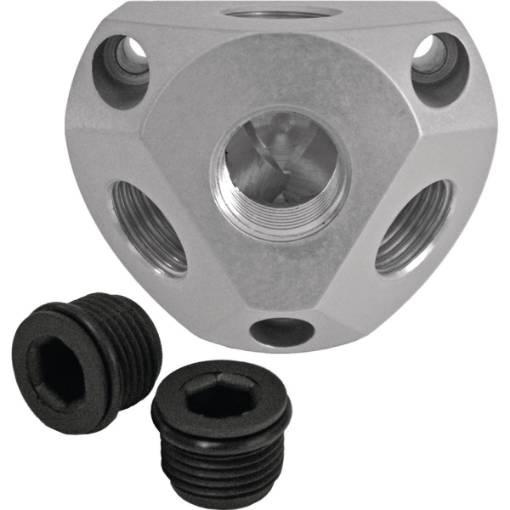 Air distribution box  ½" inlet / without passage