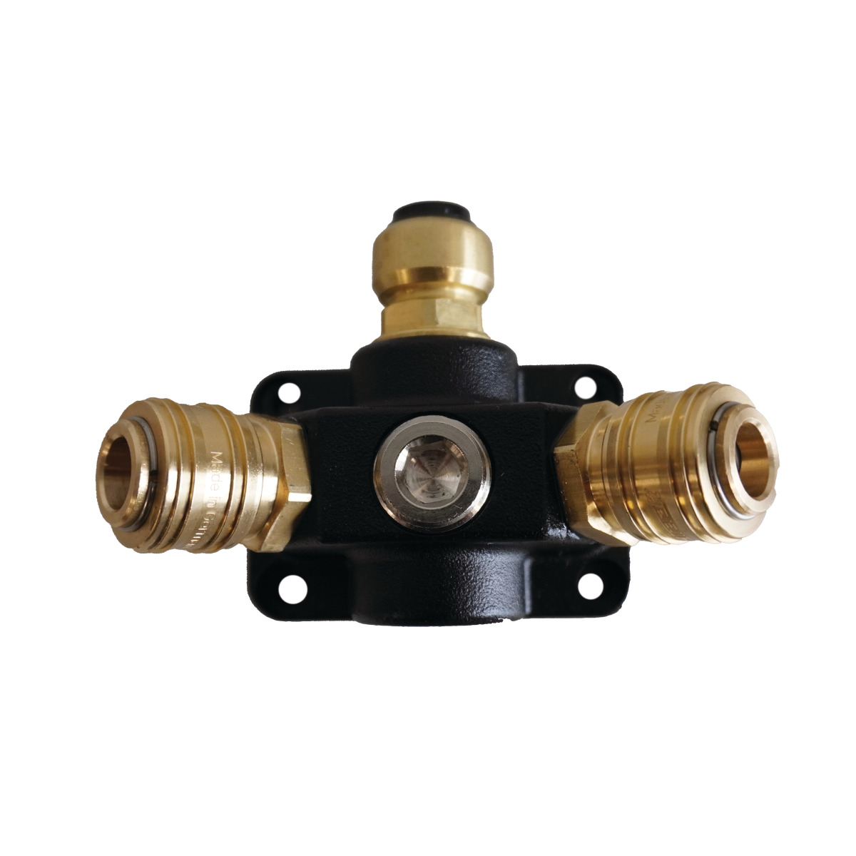 Air inlet socket 2 one-hand couplings  18 mm
