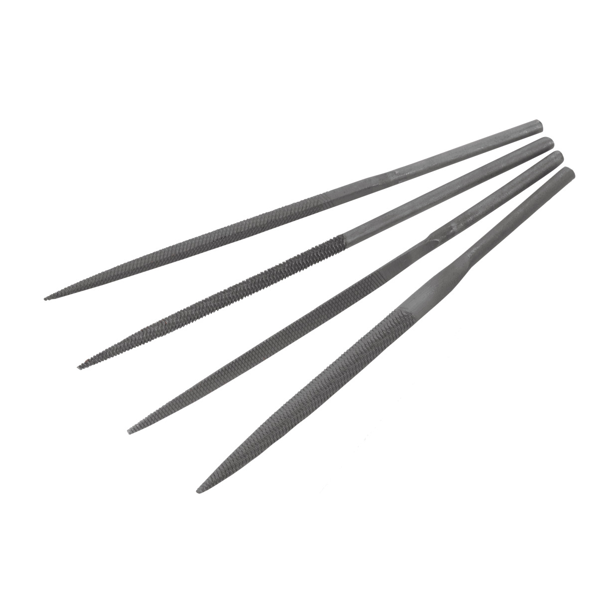 Set of files  FS5, 4mm shaft, 4 parts
