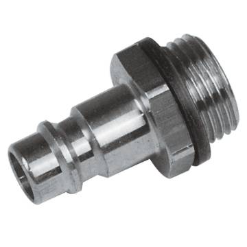 Plug-in nipple steel  ½" outside thread