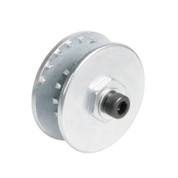 Special carrier wheel for coarse cleaning discs  single