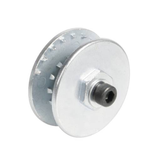 Special carrier wheel for coarse cleaning discs  single