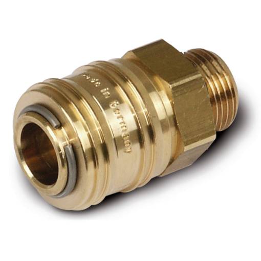 Coupling with external thread  3/8" MALE