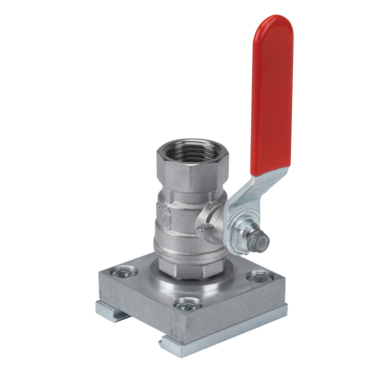 Output plate with ball valve ½"  50 mm