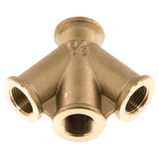 Distributor  3 x 3/8" without coupling