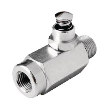 Quick exhaust valve  for grease guns