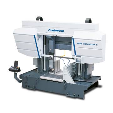 Semiautomatic two-column horizontal metal band saw  HMBS 1200 x 1400 HA X