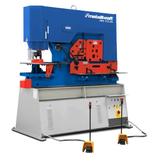 Hydraulic sectional steel shears / punching machine  HPS 115 DS