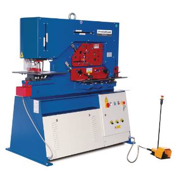 Hydraulic sectional steel shears / punching machine  HPS 65 DS