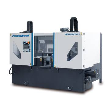 Fully automatic two-column horizontal metal band saw  HMBS 4000 CNC X