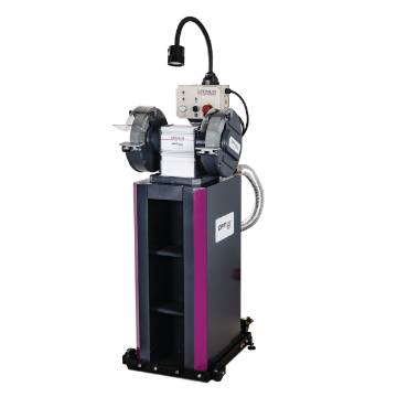 Emergency stop device  for double grinders