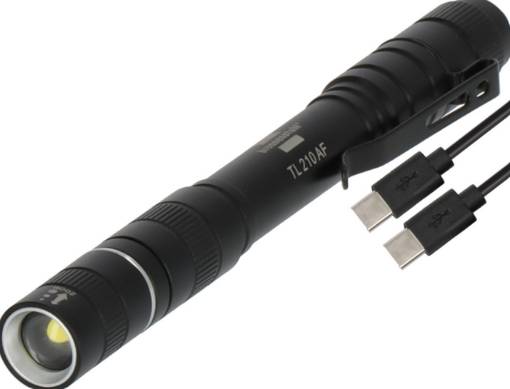 Taskulamp LED LuxPremium TL 210 AF, 200lm, IP44. 6800K, 3.7V, 0,60Ah, USB