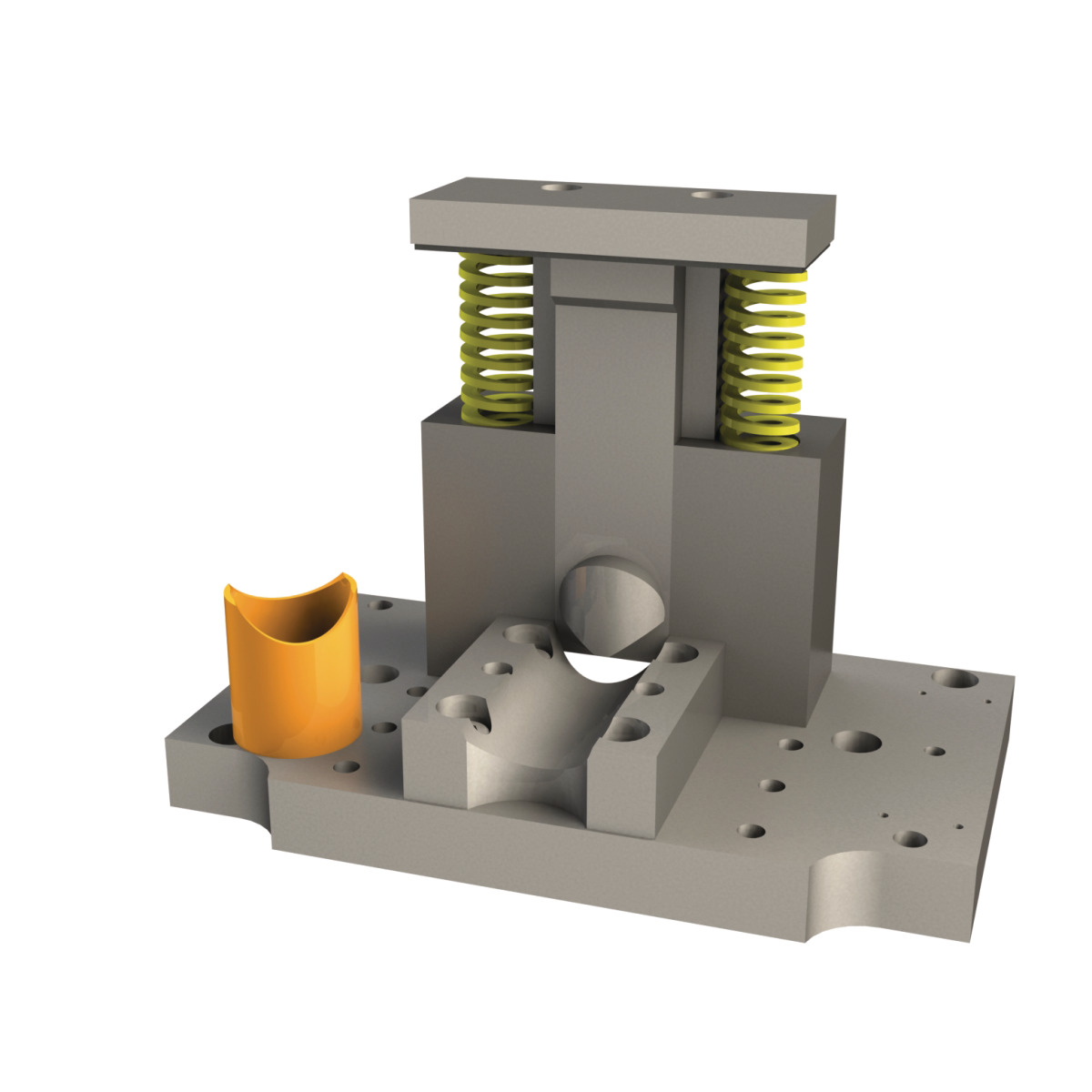 Punch tool for pipe notching  Ø 42.4 mm / 1 1/4"