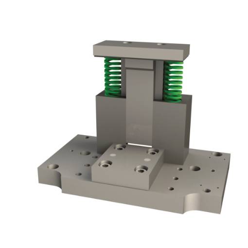 Punching tool for cutting flat steel  max. 50x4 mm