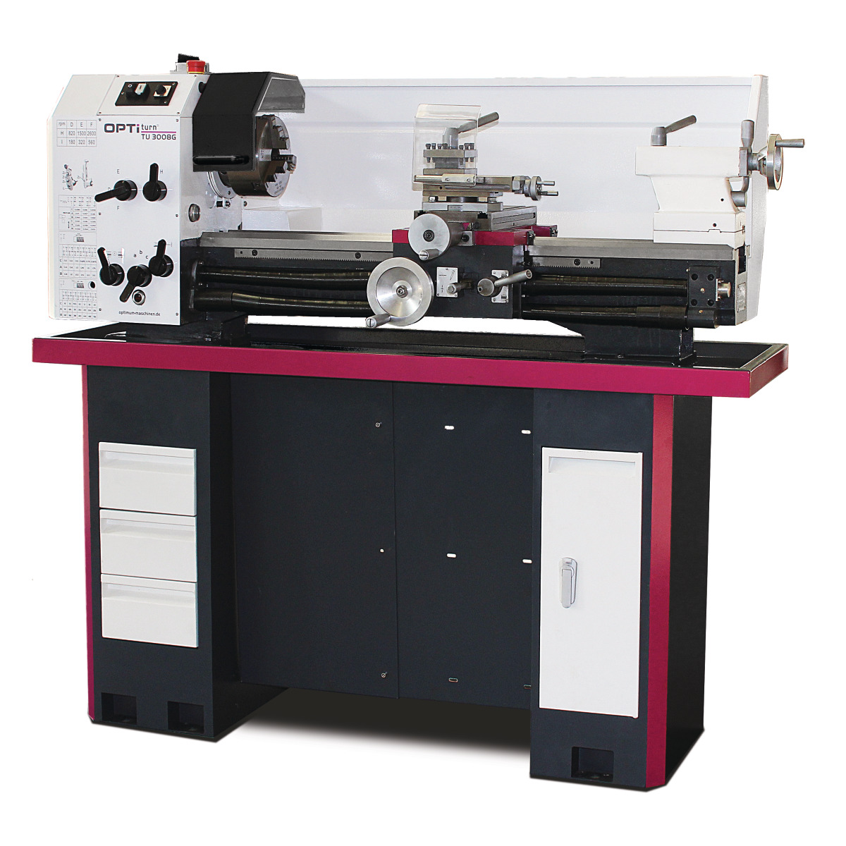 Guide and traction spindle lathes OPTIturn TU 3008G