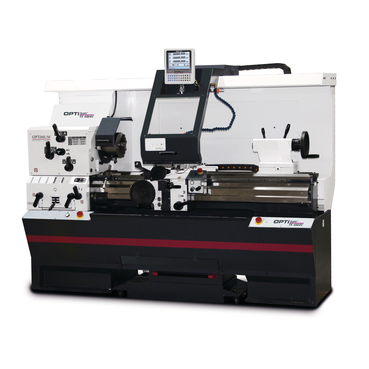 Precision center lathe and draw spindle lathe OPTIturn TX 4814V