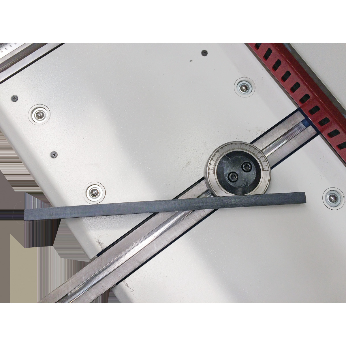 Angle stop, adjustable 0-180°