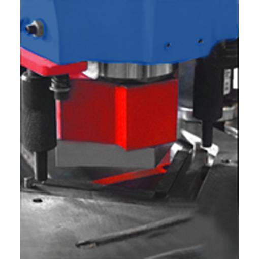V-knife set 100 x 100 mm for notching station including holders and table  for HPS 60S