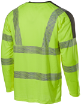 L.Brador 6121P T-särk must/oranž 4XL