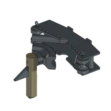 Bending frame and counter holder