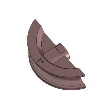 Gray cast iron bending segment  1"