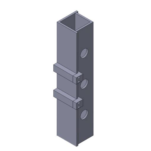 Directional beams  approx. 800 mm with abutment and straightening punch