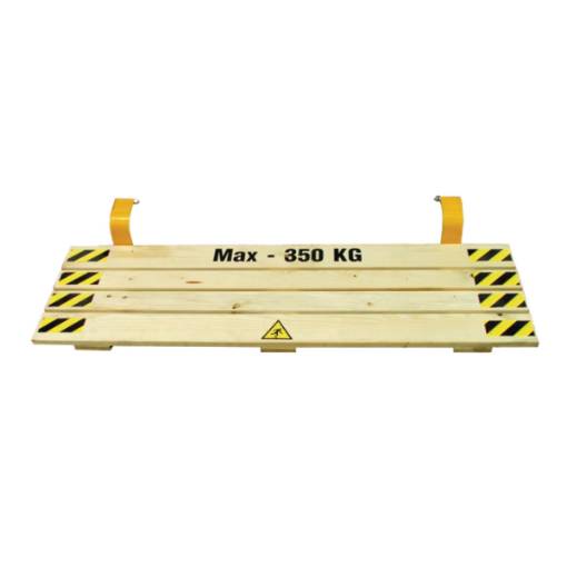 Wooden tread plate